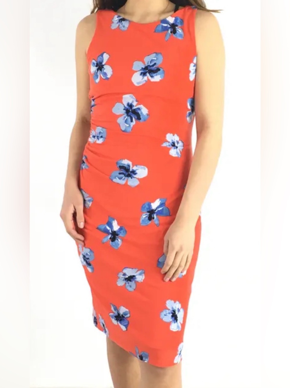 Tommy tropical floral sleeveless dress